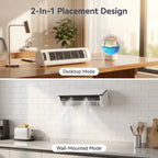 White Wall Mount Mini Split AC Unit Household Silent Indoor Air Conditioner
