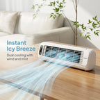 White Wall Mount Mini Split AC Unit Household Silent Indoor Air Conditioner