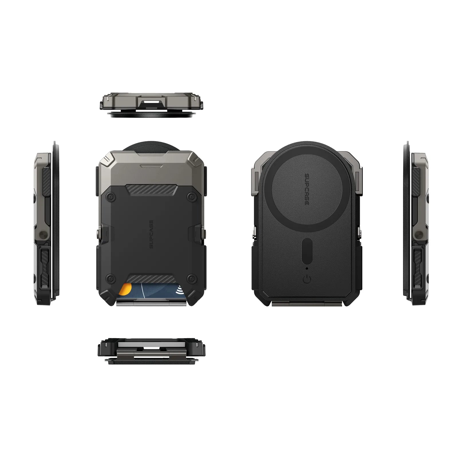 Trackable Magflip Magnetic Wallet with Stand