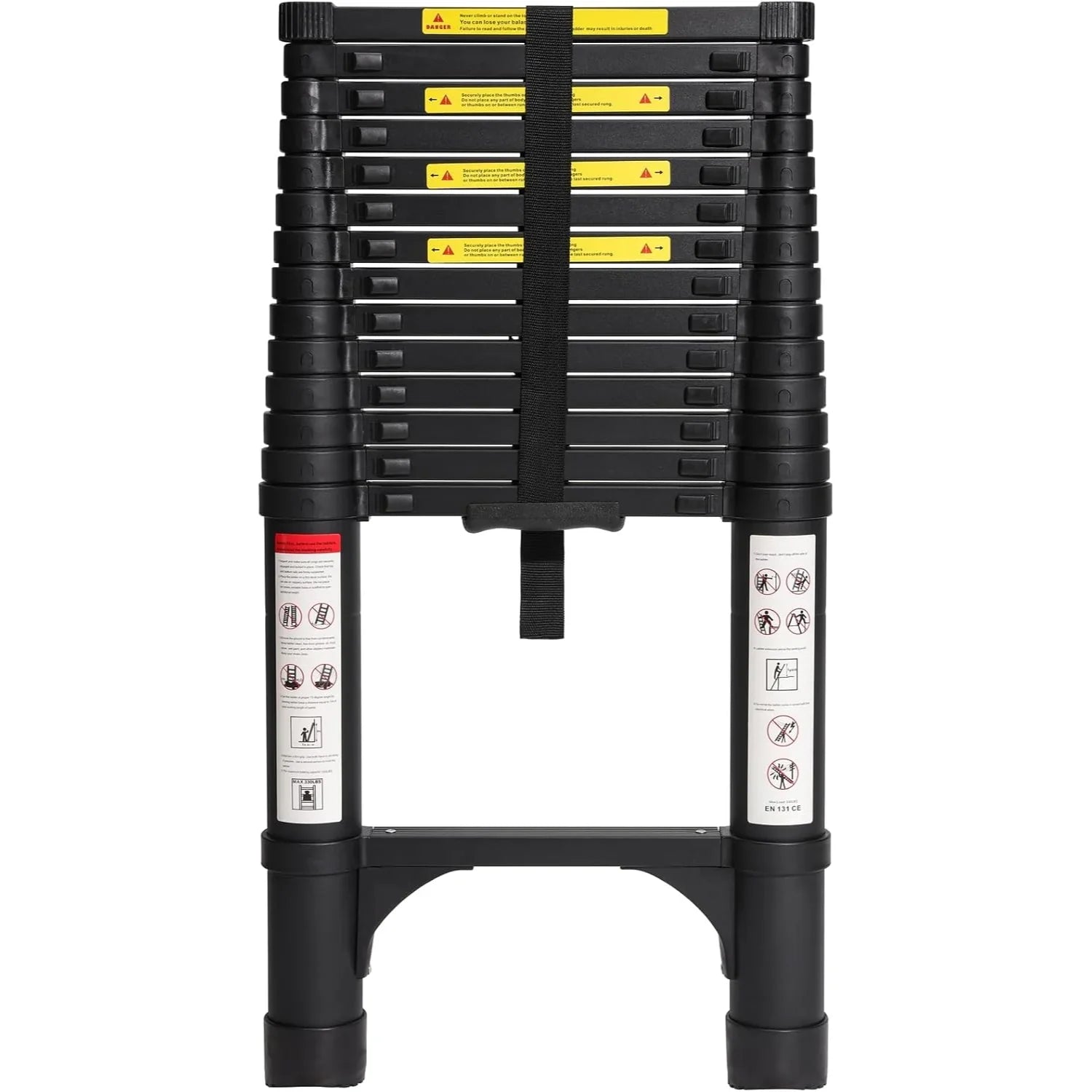 Lightweight Foldable Aluminum Telescopic Ladder