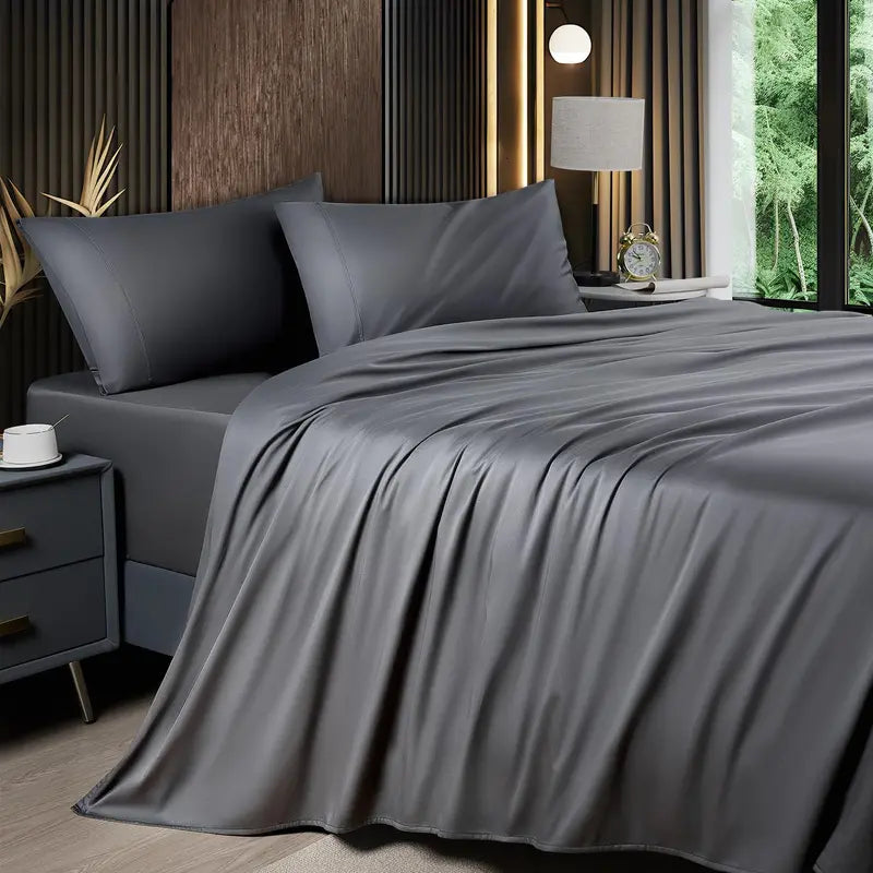🧊 Cooling Bamboo Sheets  | Hotel Luxury 16 Deep Pocket | Silky Soft Wrinkle Resistant