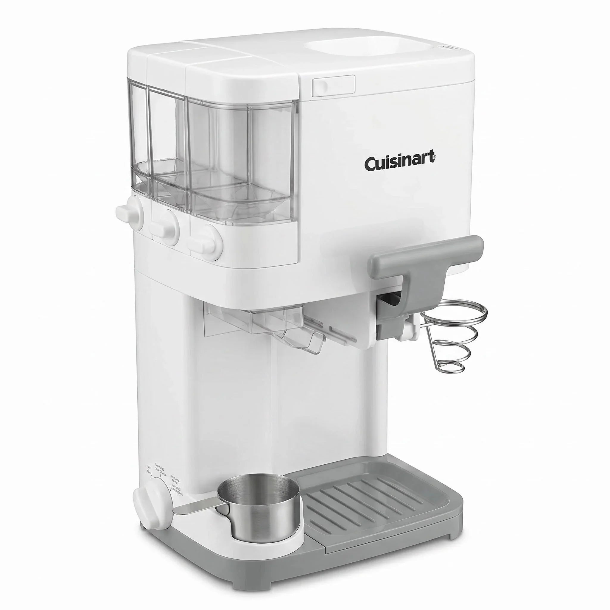 Countertop Soft Serve Ice Cream Machine Built-in Topping Storage Home Ice Cream Maker