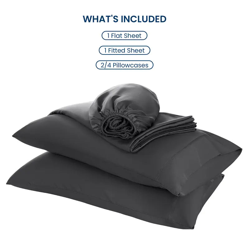 🧊 Cooling Bamboo Sheets  | Hotel Luxury 16 Deep Pocket | Silky Soft Wrinkle Resistant