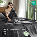 🧊 Cooling Bamboo Sheets  | Hotel Luxury 16 Deep Pocket | Silky Soft Wrinkle Resistant