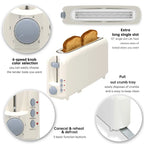 White 2-Slice Slim Toaster