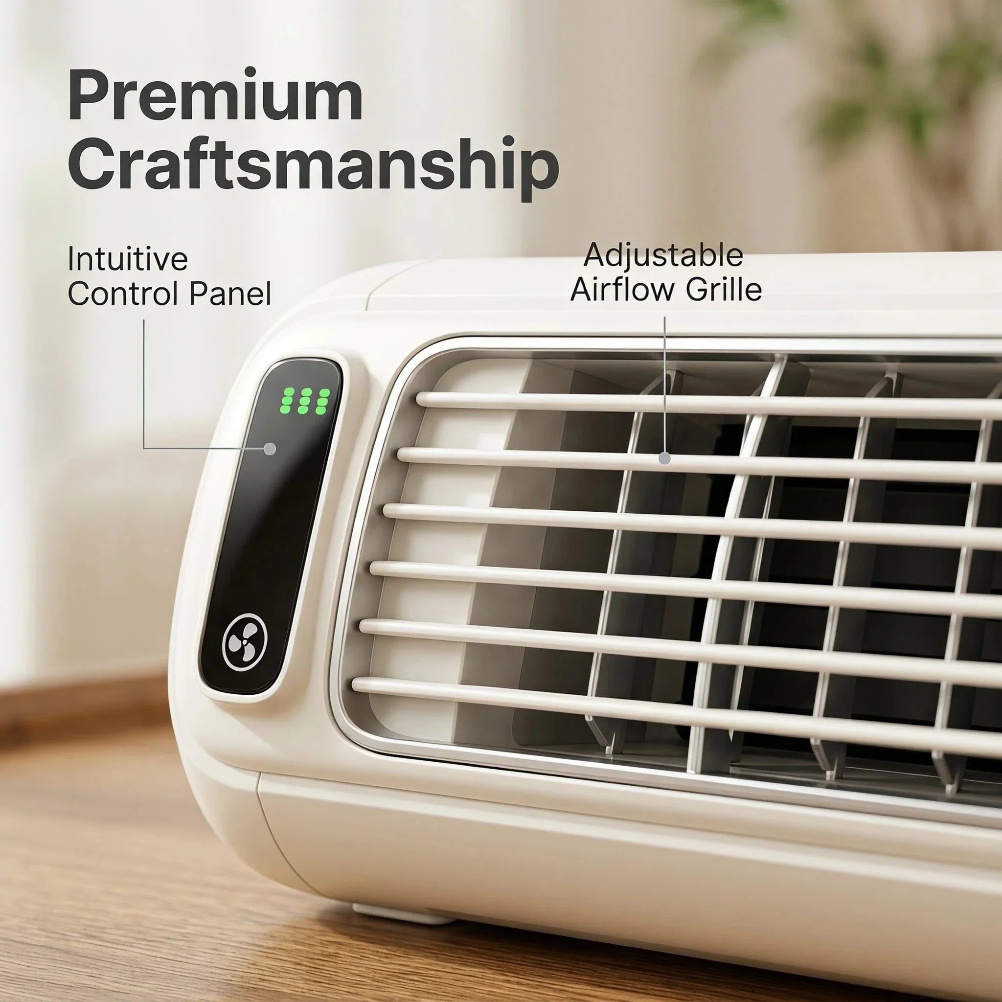 White Wall Mount Mini Split AC Unit Household Silent Indoor Air Conditioner